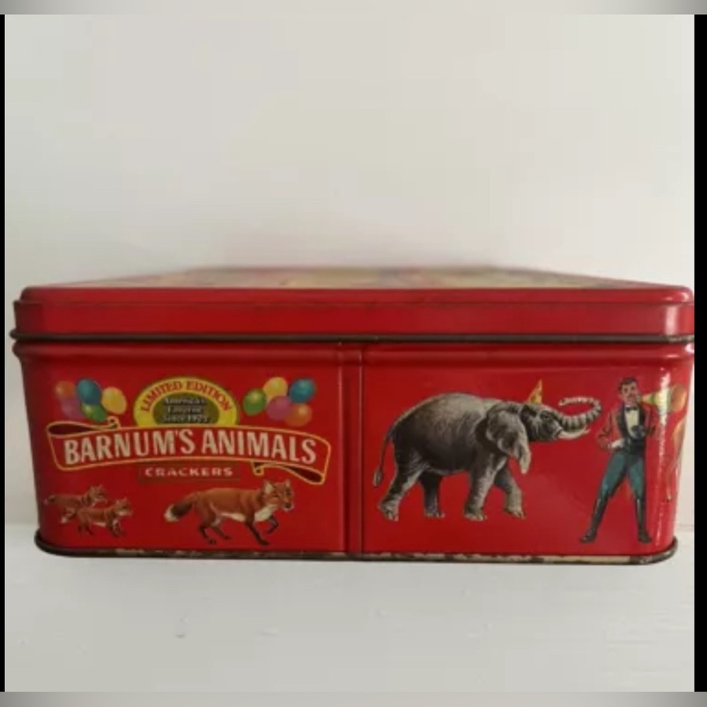 Vintage 1989 BARNUM’s ANIMALS Crackers Limited Edition Cookie Tin Nabisco - Picture 5 of 10